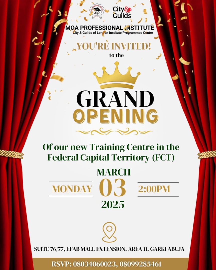 MOA Professional Institute Expands to Abuja, Bringing World-Class Vocational Training to Northern Nigeria